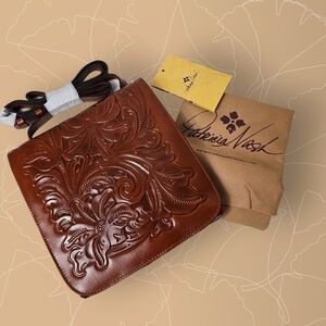Patricia Nash Tooled Leather Florence Granada Crossbody